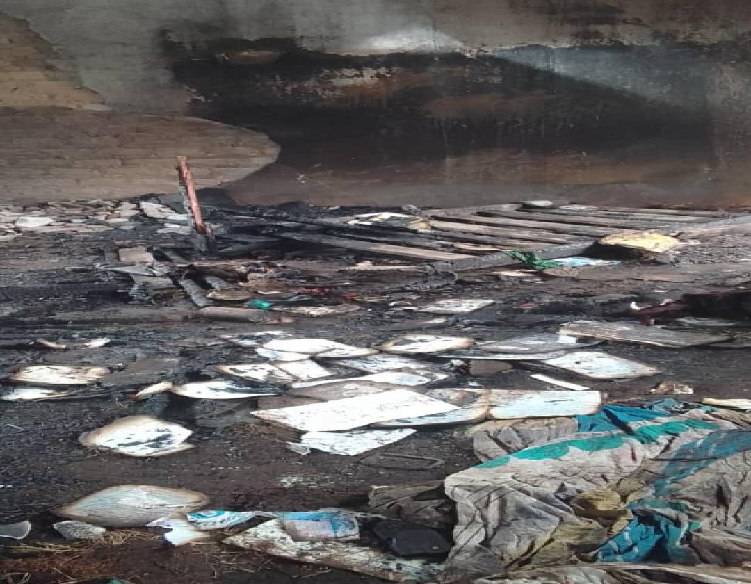 Fire guts dormitories of Rwenyaga SS in Rwampara